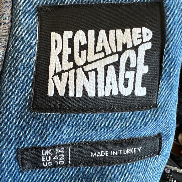 Denim Plaid Corset Top,‎ Grunge Y2K Punk Mall Goth Medium Indie Sleaze - Picture 3 of 6